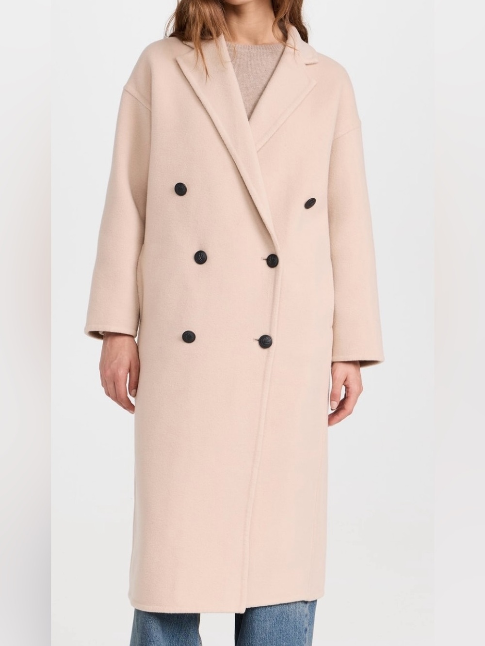 RAG & BONE THEA ITALIAN SPLITTABLE COAT*********SIZE: LARGE